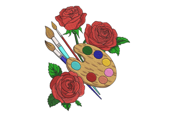 Artist Palette Roses: A Seasonal Embroidery Review
