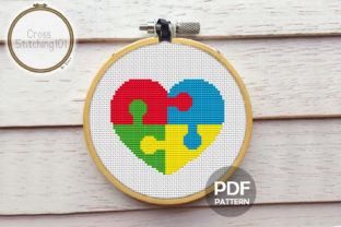 Autism Puzzle Pieces Heart Cross Stitch Review for Seasonal Use
