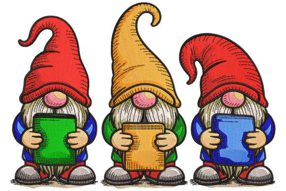 Book Gnome Embroidery Design Review