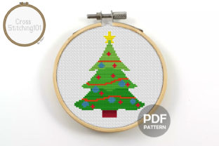 Christmas Tree Modern Cross Stitch Review for Craft Fair Success