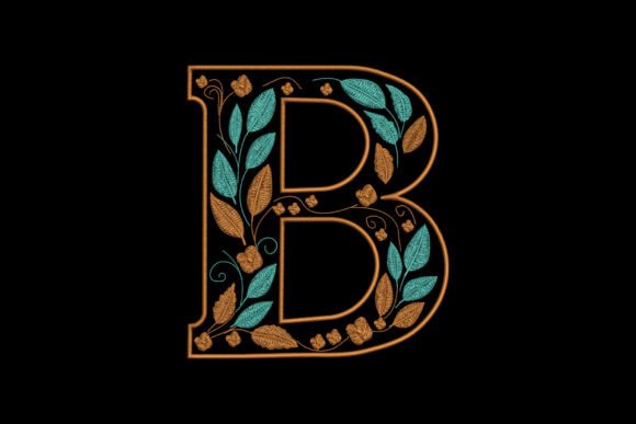 Floral Alphabet Letter B Review