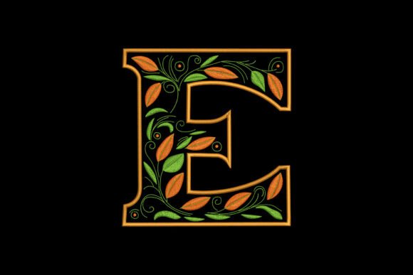 Floral Alphabet Letter E Review