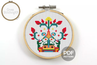 Floral Design Modern Cross Stitch Review for Sweatshirt Projects
