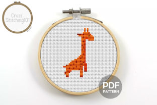 Giraffe Modern Cross Stitch Pattern Review for Craft Fair Success