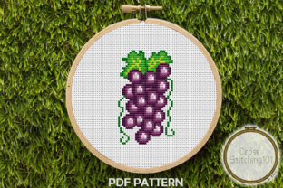 Grapes Modern Cross Stitch Pattern Review
