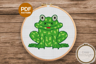 Green Frog Modern Cross Stitch Pattern Review for Seasonal Projects