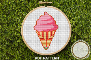 Ice Cream Cone Modern Cross Stitch Review for Real Projects