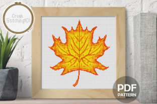 Maple Leaf Modern Cross Stitch Review for Apparel Projects