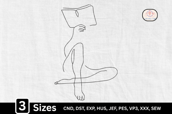 Minimalist Line Art Reading Woman: A Designer’s Review