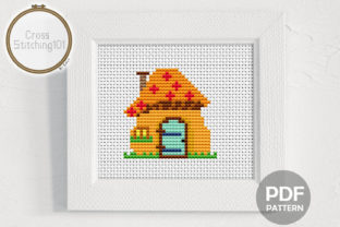 Mushroom House Cross Stitch: A Versatile Seasonal Design