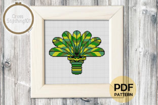 Palm Tree Modern Cross Stitch Pattern Review for Seasonal Embroidery