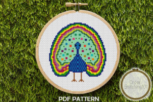 Peacock Modern Cross Stitch Pattern Review for Seasonal Projects