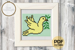 Pigeon Modern Cross Stitch Pattern Review for Etsy Sellers