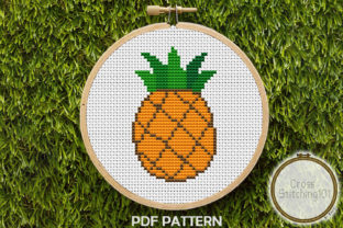 Pineapple Fruit Modern Cross Stitch: A Design Worth Displaying