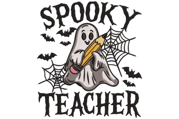 Spooky Ghost Teacher Embroidery Review