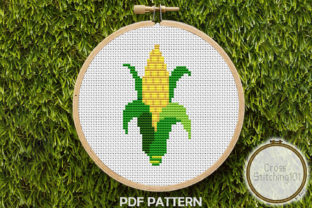 Sweet Corn Modern Cross Stitch Pattern Review for Apparel Projects
