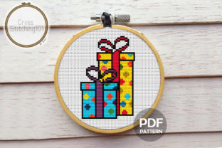 Two Gift Boxes Mlodern Cross Stitch Review for Seasonal Use